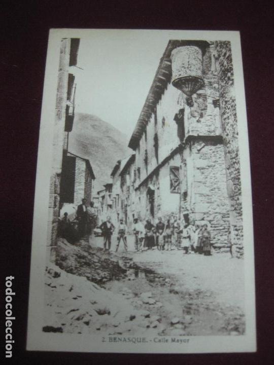 Postales: POSTAL 2. BENASQUE - CALLE MAYOR. - Foto 1