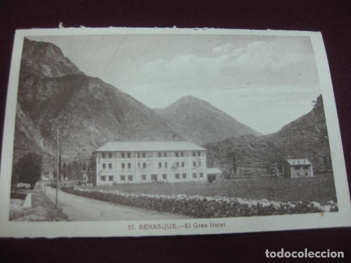 Postales: POSTAL 15. BENASQUE . EL GRAN HOTEL. - Foto 1
