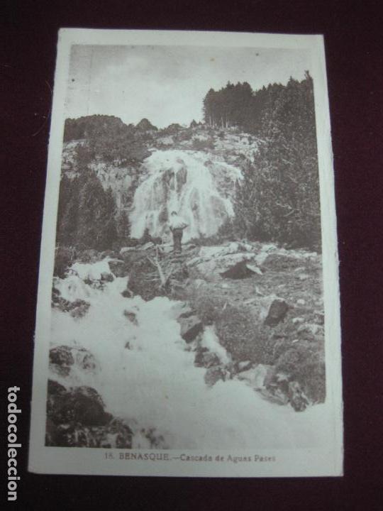Postales: POSTAL 18. BENASQUE. CASCADA DE AGUAS PASES. - Foto 1