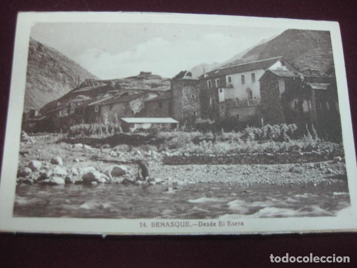 Postales: POSTAL 14. BENASQUE. DESDE EL ESERA. - Foto 1