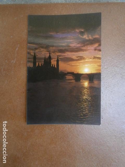 Postales: Zaragoza, puesta de sol - Foto 1
