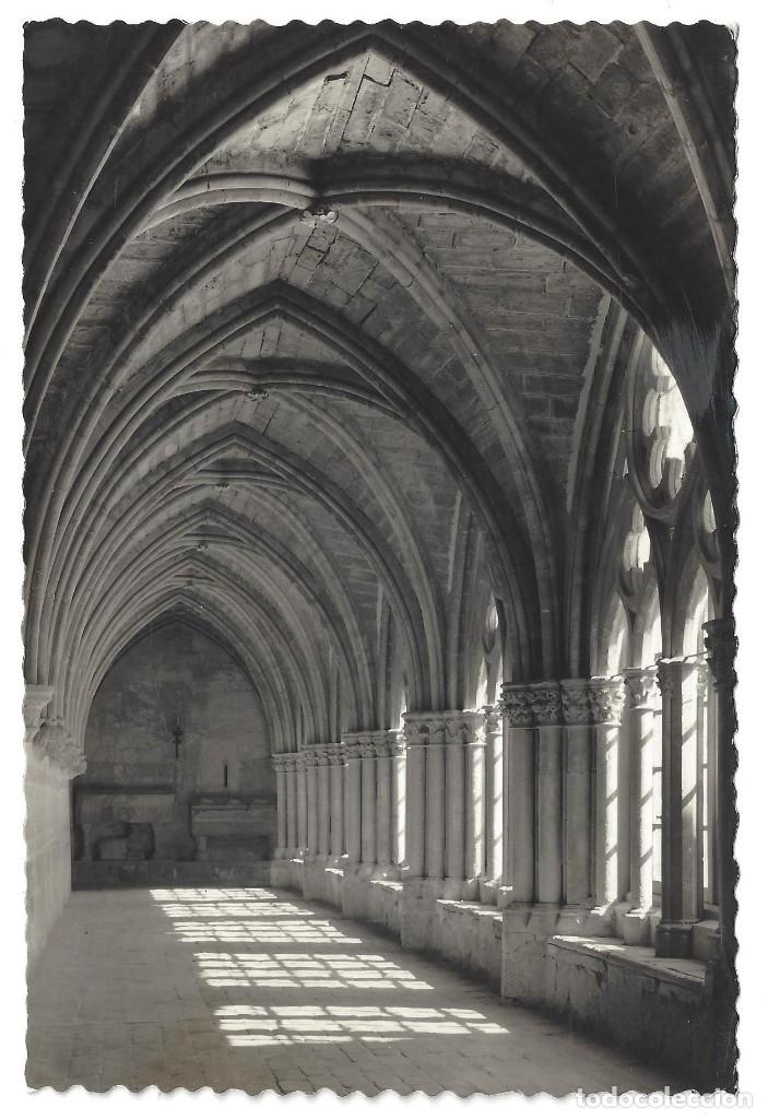 Postales: SANTA MARIA DE VERUELA.- N&ordm; 7, ALA NORTE DEL CLAUSTRO, FOT. G. GARRABELLA. ZARAGOZA- SIN CIRCULAR