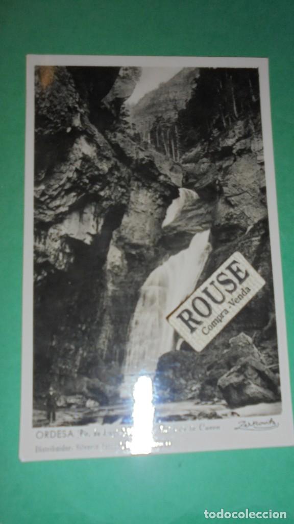 Postkarten: ORDESA - (PIR. DE ARAGON) 9540 SALTO DE LA CUEVA - ZERKOWITZ . DISTR, SILVERIO PASCUAL 14X9 CM.