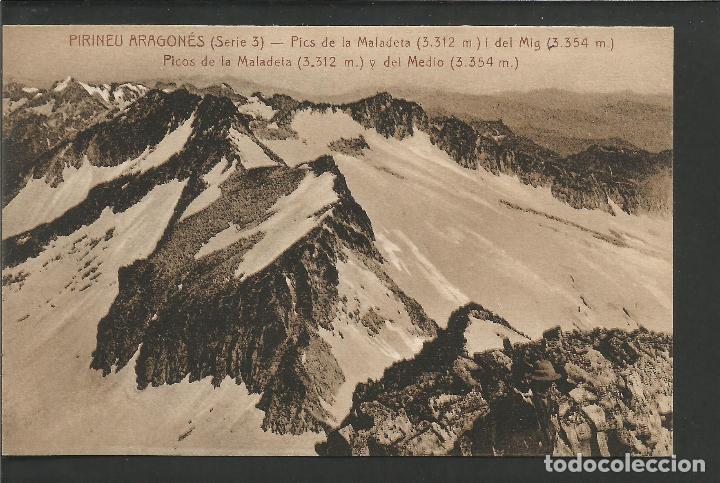 Postcards: PIRINEU ARAGONES - SERIE 2 - PICS DE LA MALADETA - VER FOTOS - (52.801)