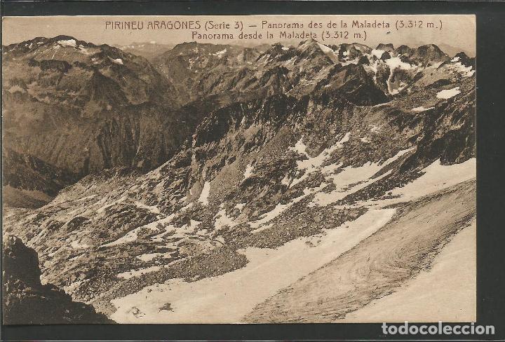 Postcards: PIRINEU ARAGONES - SERIE 3 - PANORAMA DES DE LA MALADETA - VER FOTOS - (52.807)