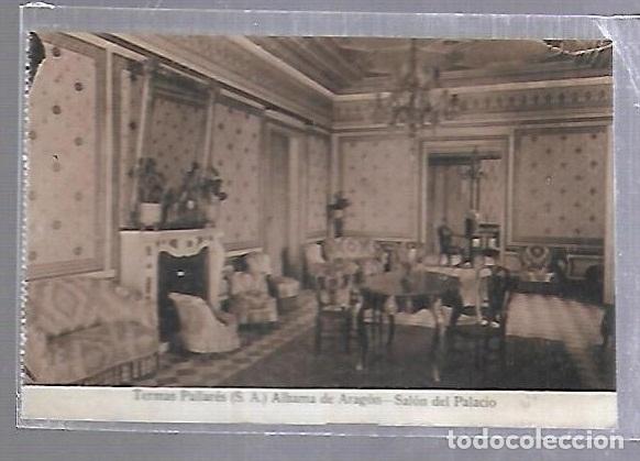 Postcards: TARJETA POSTAL DE TERMAS PALLARES. ALHAMA DE ARAGON - SALON DEL PALACIO