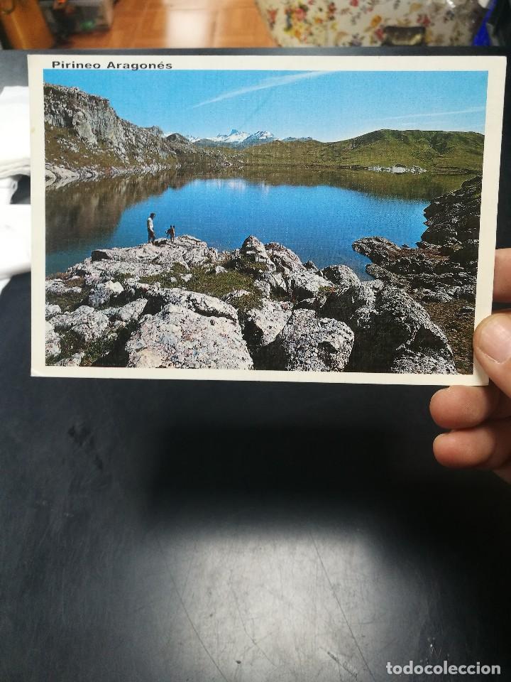 Postcards: Postal Pirineo Aragones Ibon de Estanes 1777 metros altura.sellada escrita