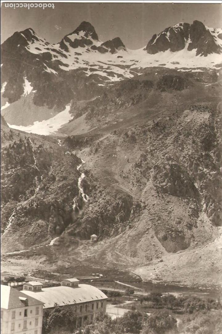 Postales: POSTAL, BALNEARIO DE PANTICOSA-HUESCA, VISTA PARCIAL, MACIZO ARGUALA Y GORMO NEGRO, ED. SICILIA,
