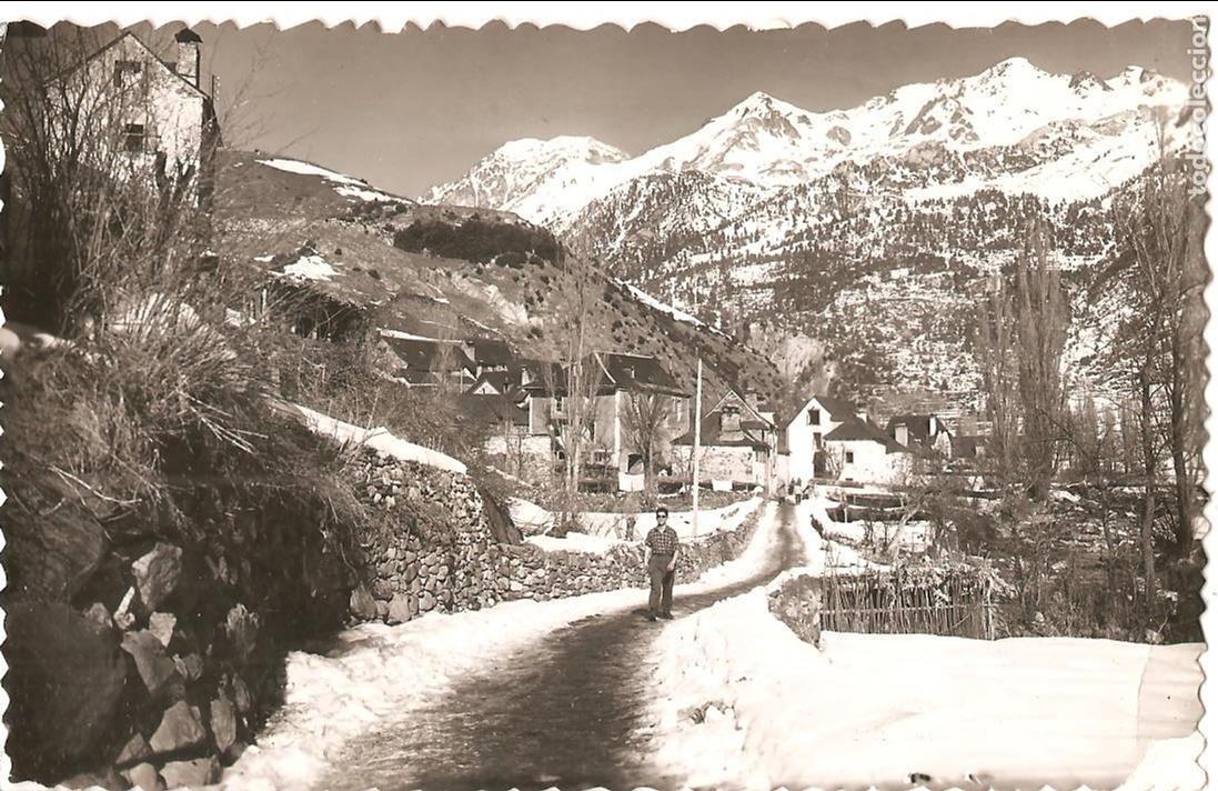 Postales: POSTAL, SALLENT DE GALLEGO-HUESCA, BARRIO DE AGUAS LIMPIAS, ED. SICILIA,