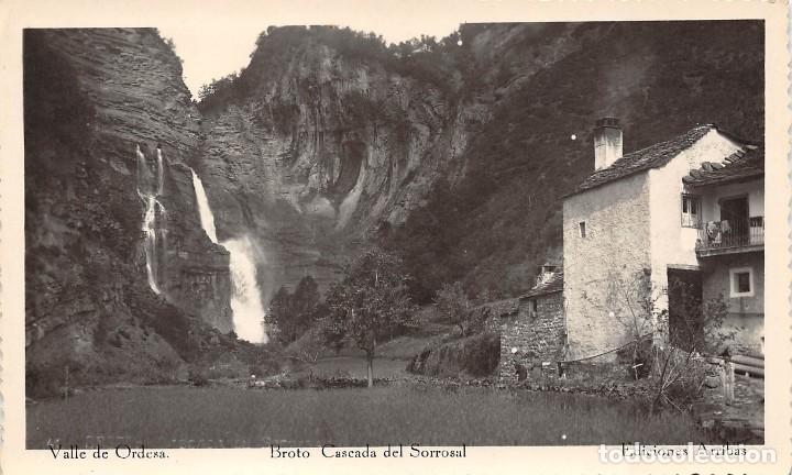 Postales: VALLE DE ORDESA.- BROTO- CASCADA DE SORROSAL