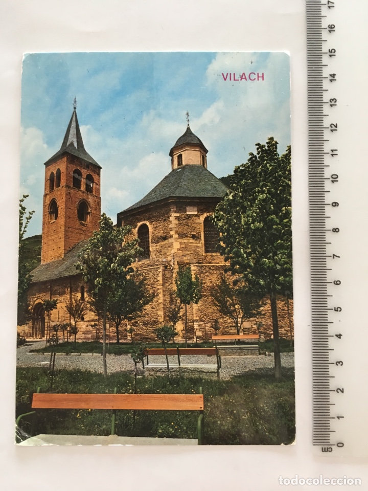 Postais: POSTAL. VILACH. VALLE DE ARAN. Iglesia parroquial. Ed. ARRIBAS. H. 1960?