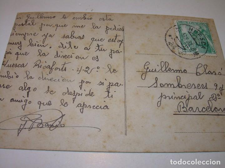 Postales: ANTIGUA POSTAL...HUESCA. - Foto 2