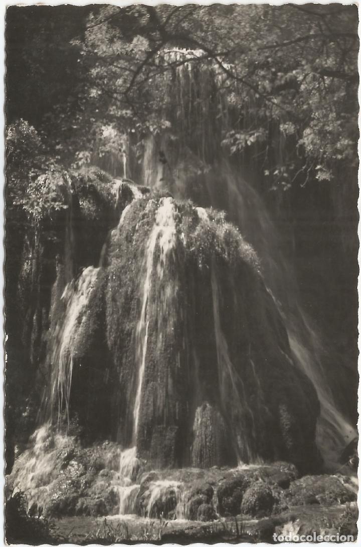 Postales: MONASTERIO DE PIEDRA, CASCADA TRINIDAD - POSTALES VICTORIA N&ordm; 3 - CIRCULADA 1959