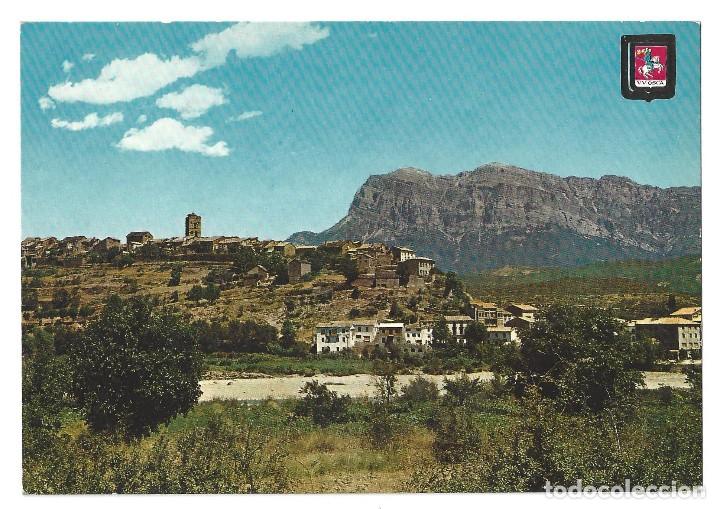 Postales: PIRINEO ARAGON&Eacute;S. AINSA.- N&ordm; 3223, VISTA GENERAL. PE&Ntilde;A MONTA&Ntilde;ESA. E. DE ORO. HUESCA- SIN CIRCULAR