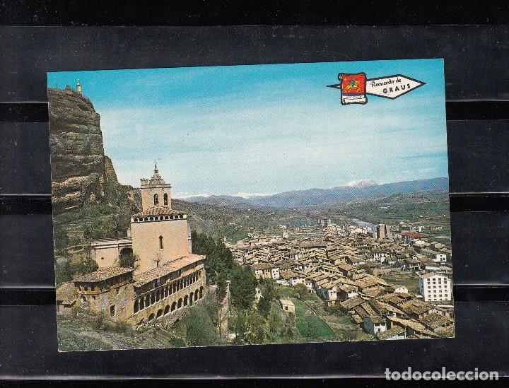 Postales: GRAUS. BASILICA Y VISTA PARCIAL - Foto 1