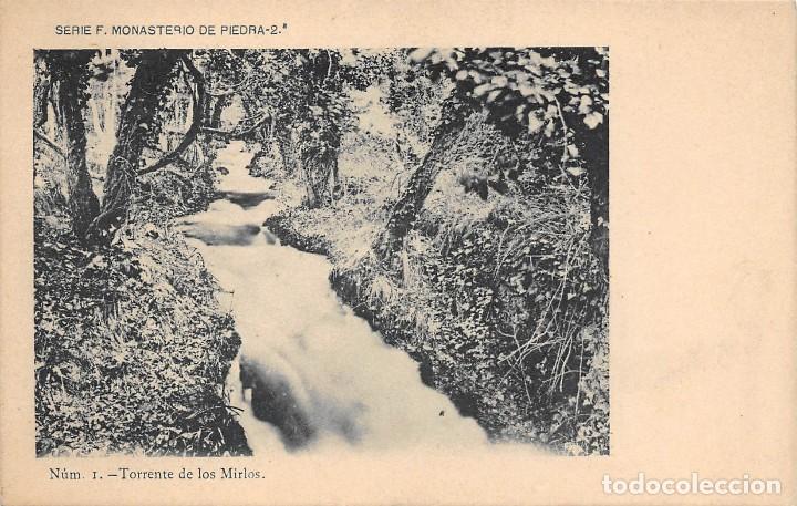 Postales: MONASTERIO DE PIEDRA.- TORRENTE DE LOS MIRLOS