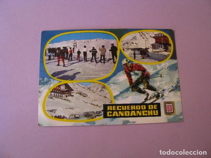 Postales: POSTAL RECUERDO DE CANDANCHU. CIRCULADA 1970.