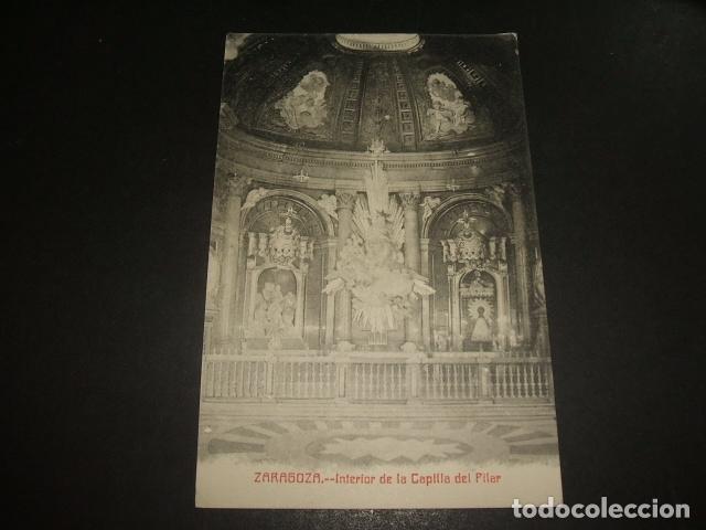 Postales: ZARAGOZA INTERIOR DE LA CAPILLA DEL PILAR - Foto 1