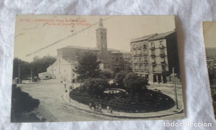 Postales: Lote 6 postales Zaragoza - Foto 2