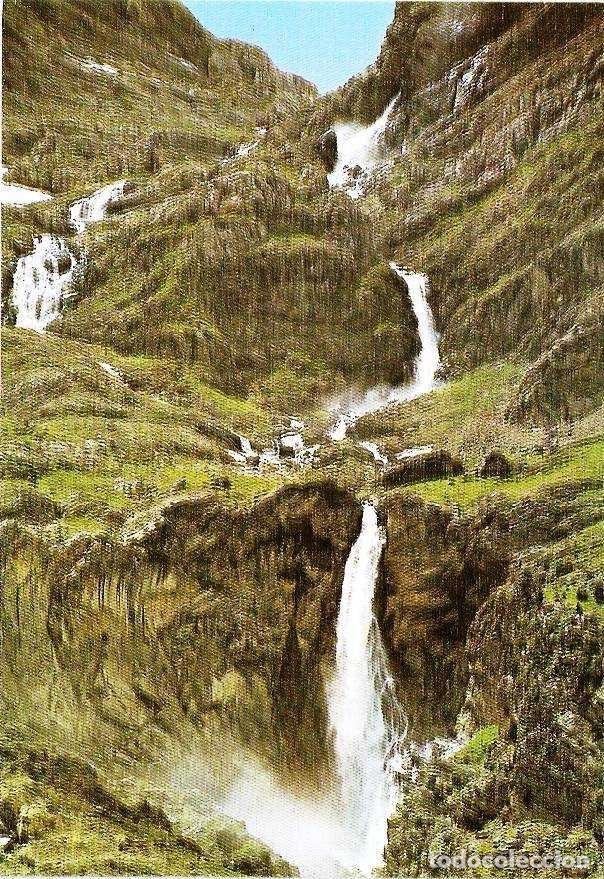Postales: Bielsa.- Cascada Monte Perdido - Foto 1