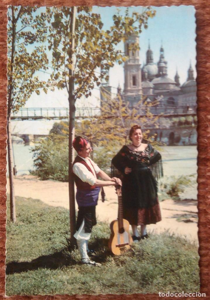 Postales: ZARAGOZA - PAREJA - Foto 1