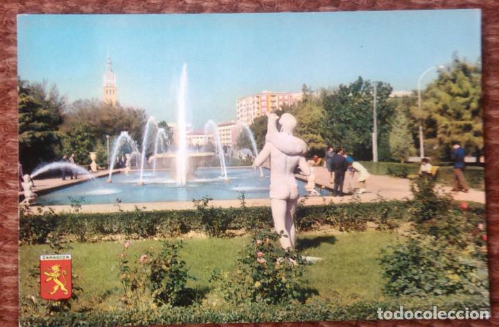 Postales: ZARAGOZA - PARQUE GENERAL PRIMO DE RIVERA - Foto 1