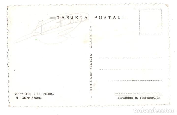 Postales: MONASTERIO DE PIEDRA.- PALACIO ABACIAL - Foto 2