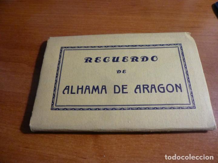 Postcards: recuerdo de alhama de aragon, 10 postales fotograficas en desplegable fuelle, sin datos editor