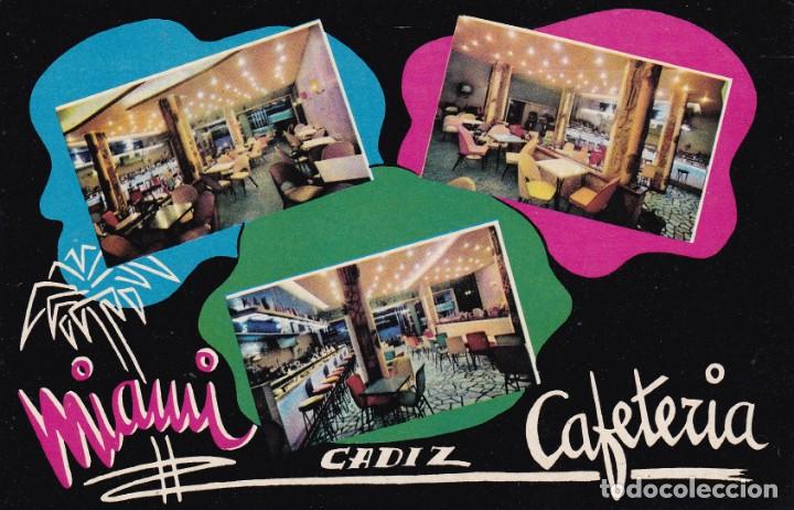 Postales: Miami C&aacute;diz Cafeter&iacute;a (sin circular) - Foto 1
