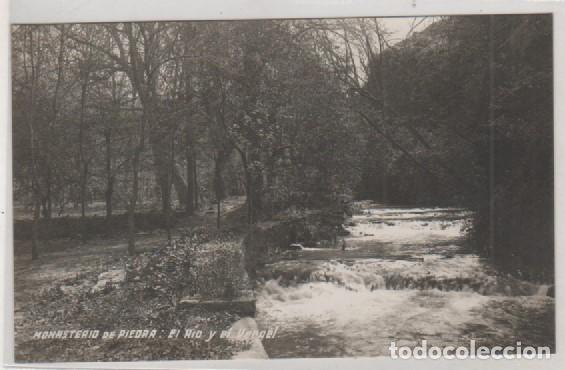 Postcards: POSTAL FOTOGR&Aacute;FICA. MONASTERIO DE PIEDRA. EL RIO Y EL VERGEL . NO FIGURA EDITOR.