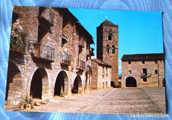 Postales: Plaza Mayor de Ainsa (Huesca). - Foto 1