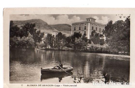 Postcards: TARJETA POSTAL DE ALHAMA DE ARAGON. LAGO. VISTA PARCIAL.