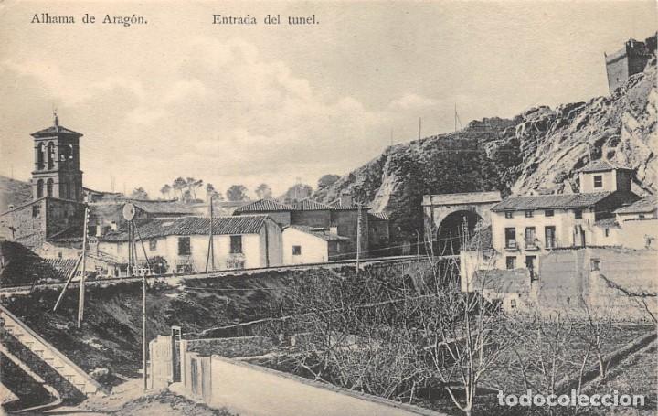 Postales: ALHAMA DE ARAG&Oacute;N.- ENTRADA DEL  TUNEL - Foto 1