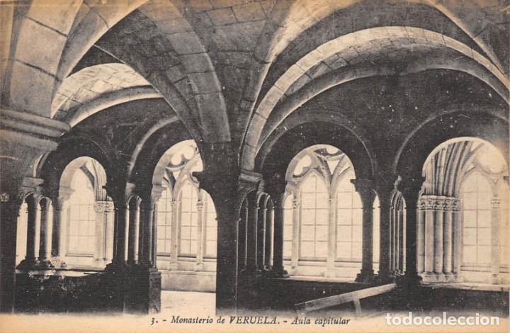 Postales: MONASTERIO DE VERUELA.- AULA CAPITULAR - Foto 1