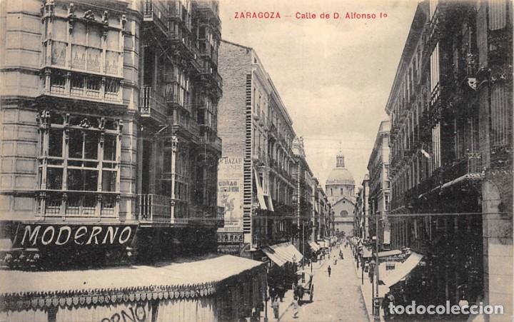 Postcards: ZARAGOZA.- CALLE DE DON ALFONSO 1&ordm;