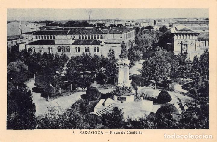 Postales: ZARAGOZA.- PLAZA DE  CASTELAR - Foto 1