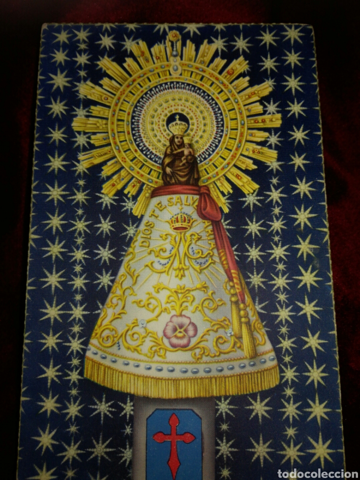 Postales: Antigua postal Virgen del Pilar sin circular - Foto 1