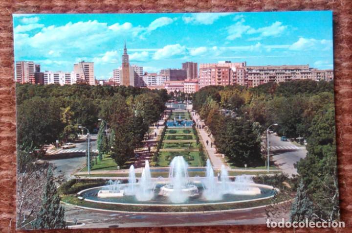 Postales: ZARAGOZA - PARQUE PRIMO DE RIVERA - Foto 1