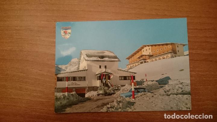 Postales: POSTAL PIRINEOS ARAGONES CANDANCHU RESIDENCIA E. M. M. Y HOTEL SOMPORT  SIN CIRCULAR