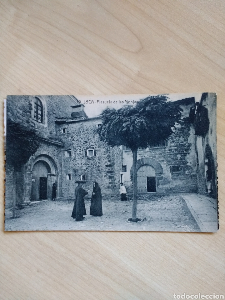 Postales: Postal Jaca. Plazuela de las monjas. No circulada. - Foto 1