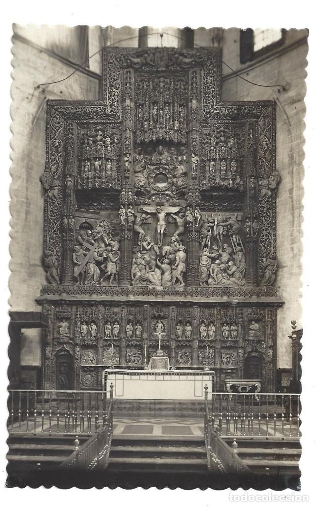 Postales: HUESCA- N&ordm; 29.- CATEDRAL. ALTAR MAYOR. EDICIONES GARRABELLA- SIN CIRCULAR