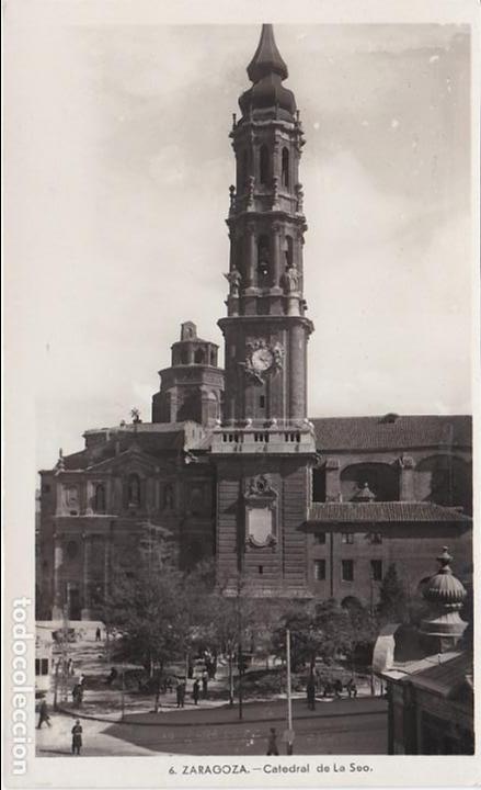 Postales: zaragoza, catedral de la seo - Foto 1