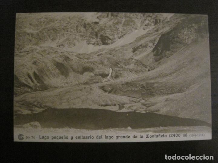 Postcards: CATALANA DE GAS - 74 - LAGO PEQUE&Ntilde;O - FOTOTIPIA BRUNNER Y CIA- POSTAL ANTIGUA (53.806)