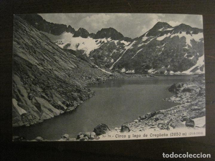Postcards: CATALANA DE GAS - 78 - LAGO DE CREG&Uuml;E&Ntilde;A - FOTOTIPIA BRUNNER Y CIA- POSTAL ANTIGUA (53.810)