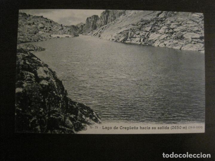 Postcards: CATALANA DE GAS - 79 - LAGO DE CREG&Uuml;E&Ntilde;A - FOTOTIPIA BRUNNER Y CIA- POSTAL ANTIGUA (53.811)