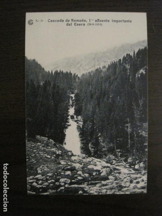Postcards: CATALANA DE GAS - 91 - CASCADA DE REMU&Ntilde;E - FOTOTIPIA BRUNNER Y CIA- POSTAL ANTIGUA (53.822)