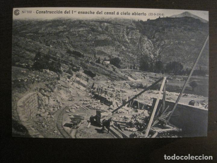 Postcards: CATALANA DE GAS - 102 - CANAL A CIELO ABIERTO - FOTOTIPIA BRUNNER Y CIA- POSTAL ANTIGUA (53.833)