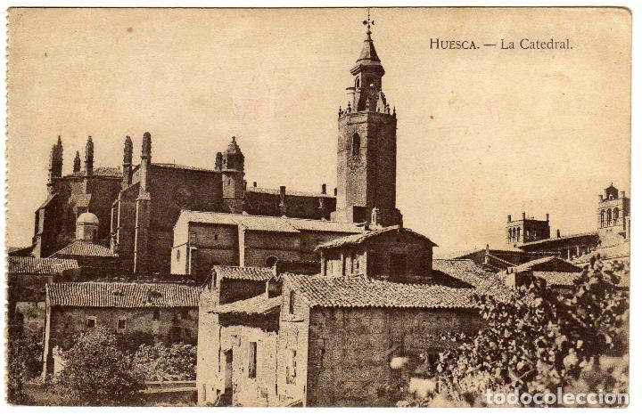 Postales: BONITA POSTAL - HUESCA - LA CATEDRAL - Foto 1