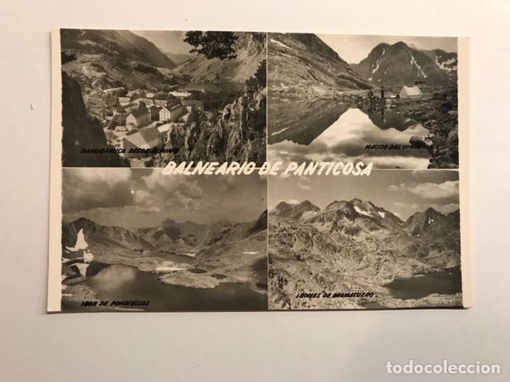 Postales: BALNEARIO DE PANTICOSA (Huesca) Postal Recordatorio. Edita: ediciones Sicilia (h.1950?)