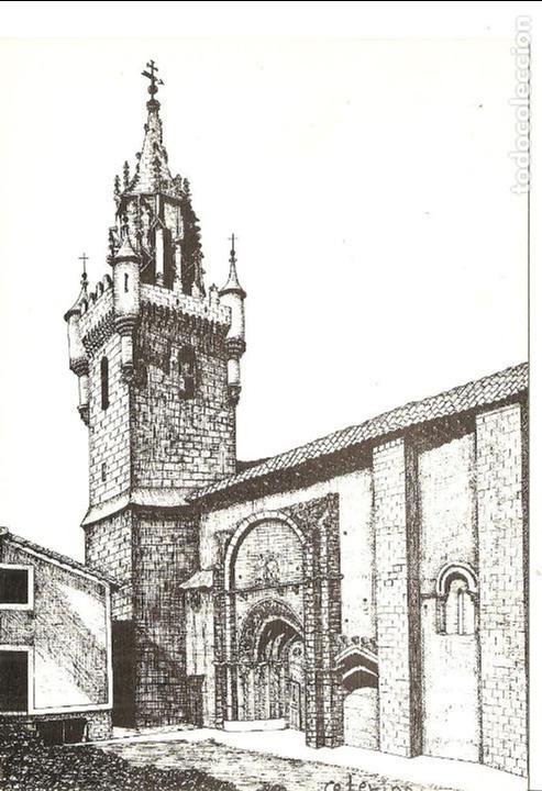 Postales: POSTAL, UNCASTILLO-ZARAGOZA, IGLESIA DE SANTA MARIA, GRAF. VASCONIA, SIN CIRCULAR